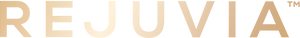 Rejuvia logo in beige text.