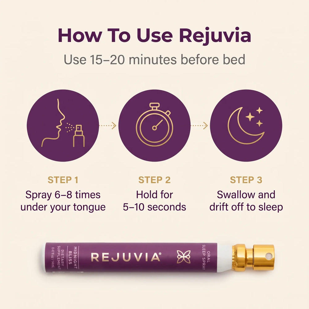 Fall Asleep in 10–15 Minutes With Rejuvia's All-Natural Sleep Spray