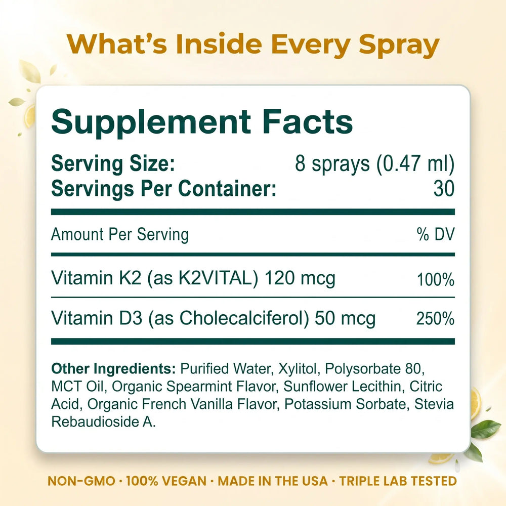 Vitamin D3+K2 Spray